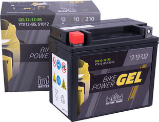 Аккумулятор для мотоциклов Intact Battery-Power GEL (YTX12-BS) 12V 10AH (c20) 210A (EN) цена и информация | Аккумуляторы | kaup24.ee