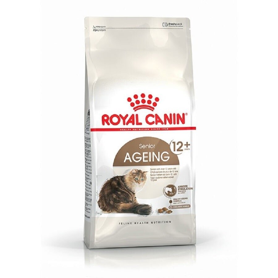 Royal Canin Ageing +12 kassitoit üle 12-a kassidele, 2 kg hind ja info | Kuivtoit kassidele | kaup24.ee