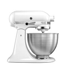 Mikser Kitchenaid Classic 5K45SSEWH, valge hind ja info | Köögikombainid | kaup24.ee