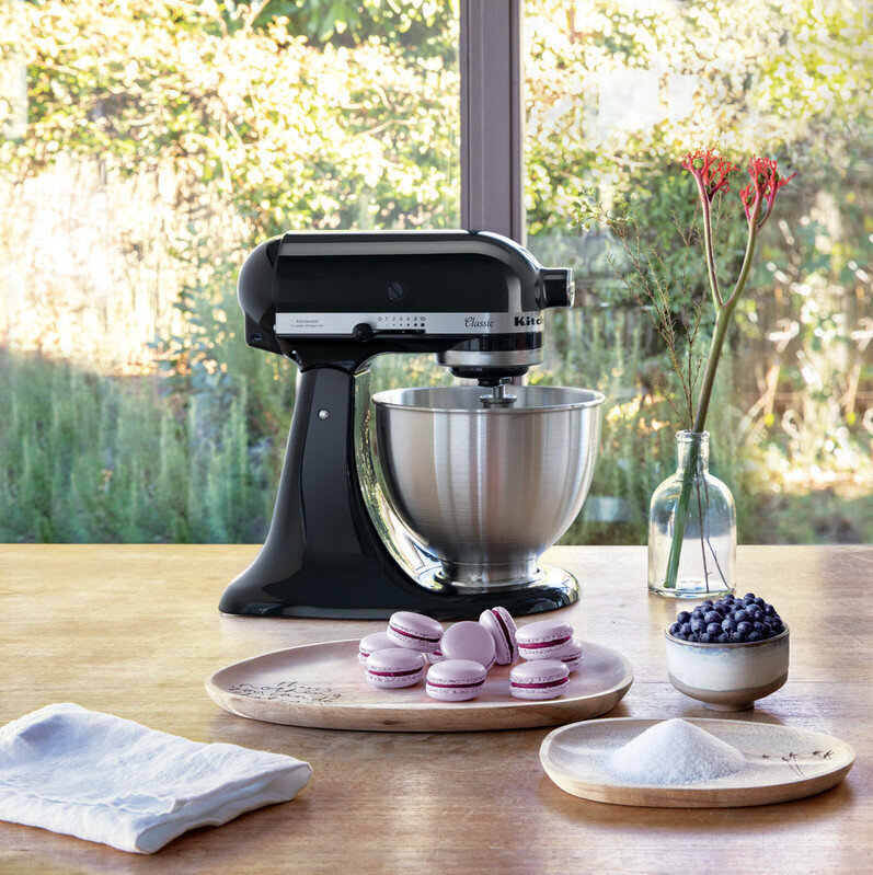 Mikser KitchenAid Classic 5K45SSEOB, must цена и информация | Köögikombainid | kaup24.ee