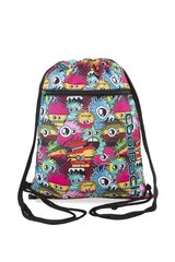 Spordirõivaste kott COOLPACK VERT WIGGLY EYES PINK B70047 hind ja info | Koolikotid, sussikotid | kaup24.ee