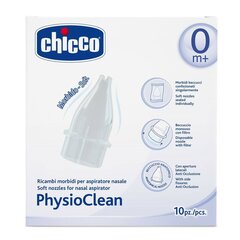 Chicco мягкие насадки для аспиратора Physioclean. цена и информация | Chicco Для ухода за младенцем | kaup24.ee