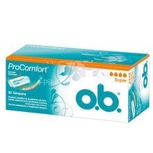 Tampoonid O.B. ProComfort Super 16 tk. hind ja info | Tampoonid, hügieenisidemed, menstruaalanumad | kaup24.ee