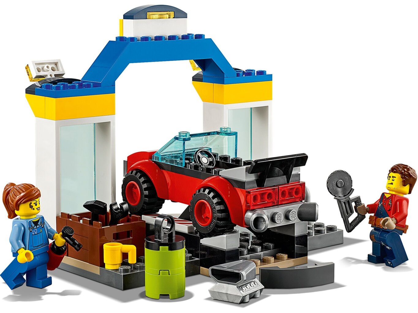 60232 LEGO® City Garaažikeskus цена и информация | Klotsid ja konstruktorid | kaup24.ee