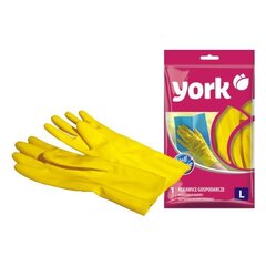 York резиновые перчатки, L цена и информация | Принадлежности для уборки | kaup24.ee