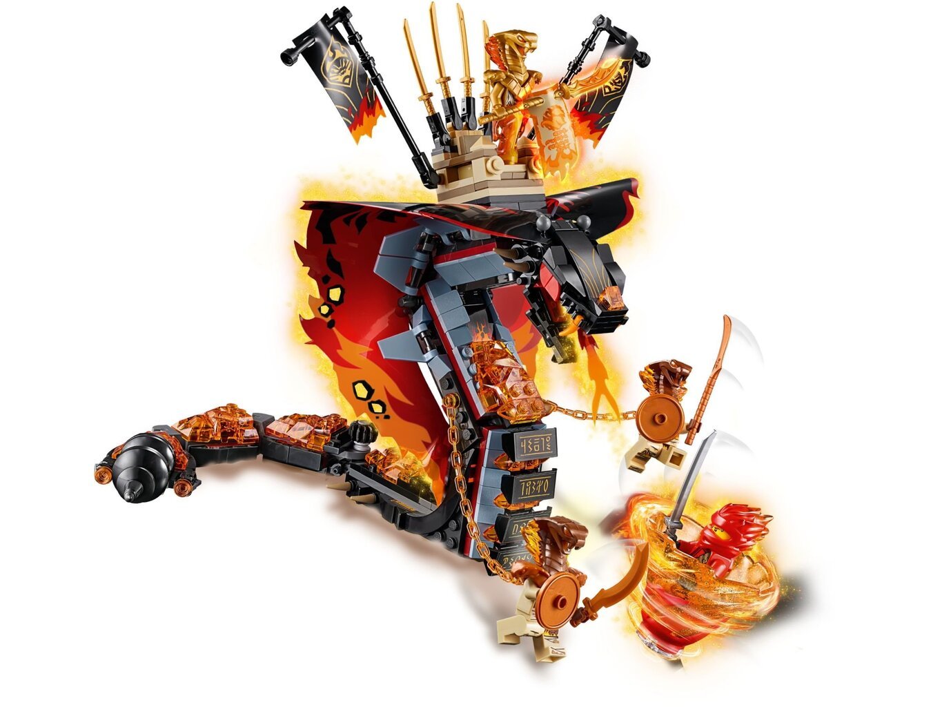 70674 LEGO® NINJAGO Tulekihv hind ja info | Klotsid ja konstruktorid | kaup24.ee