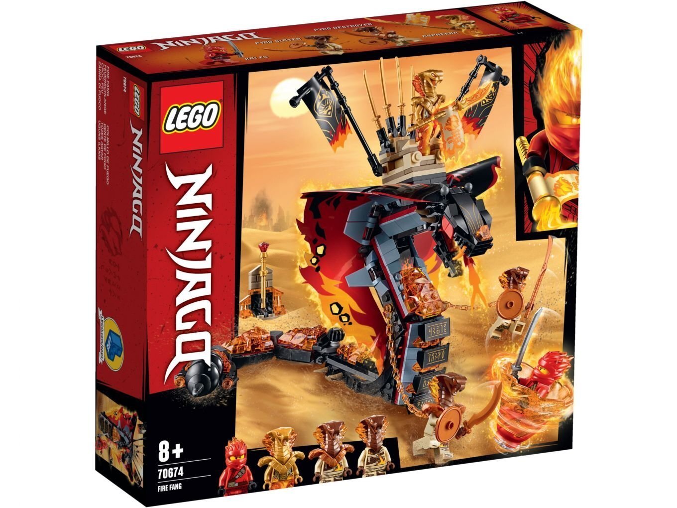 70674 LEGO® NINJAGO Tulekihv цена и информация | Klotsid ja konstruktorid | kaup24.ee