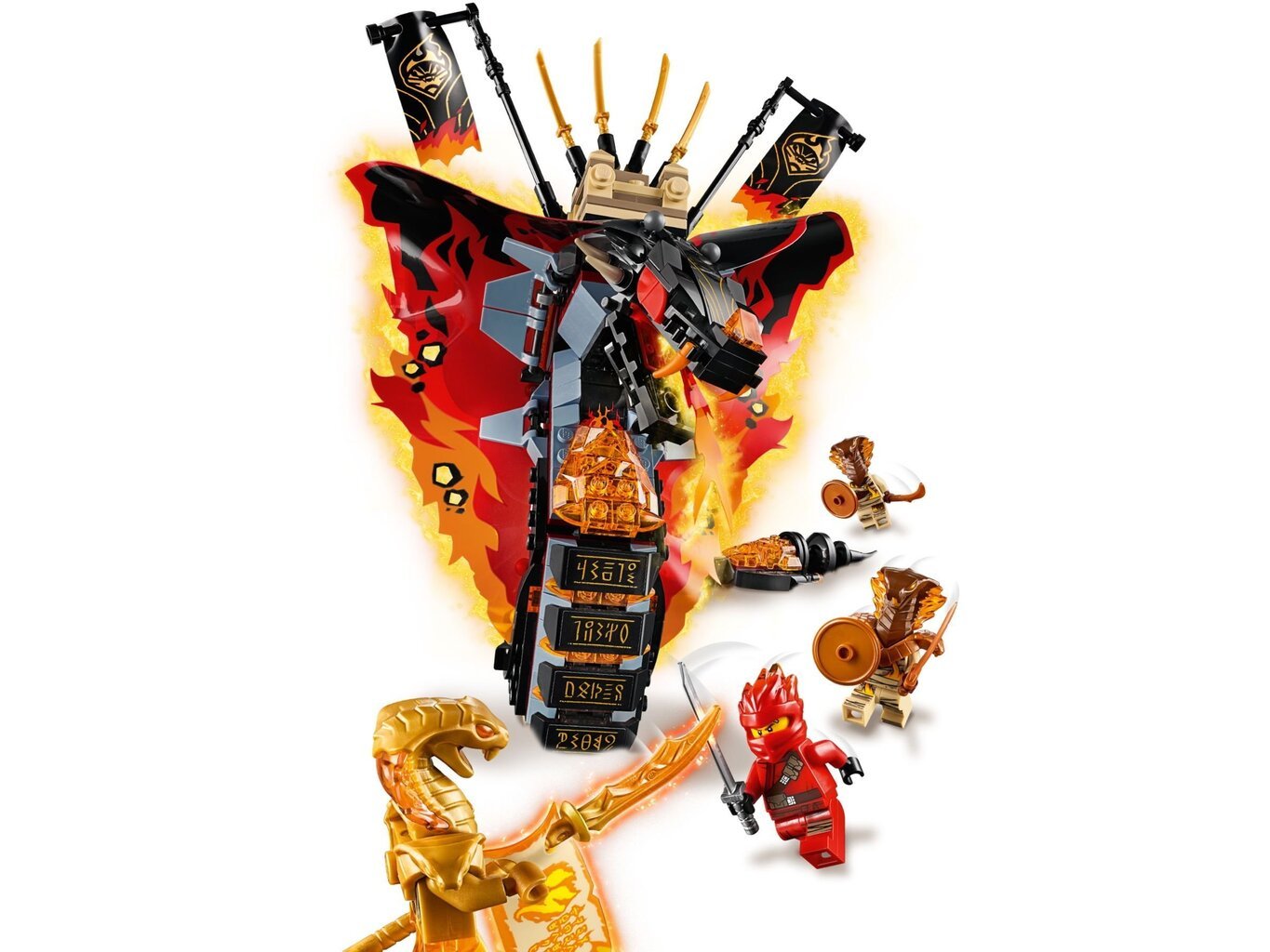 70674 LEGO® NINJAGO Tulekihv цена и информация | Klotsid ja konstruktorid | kaup24.ee