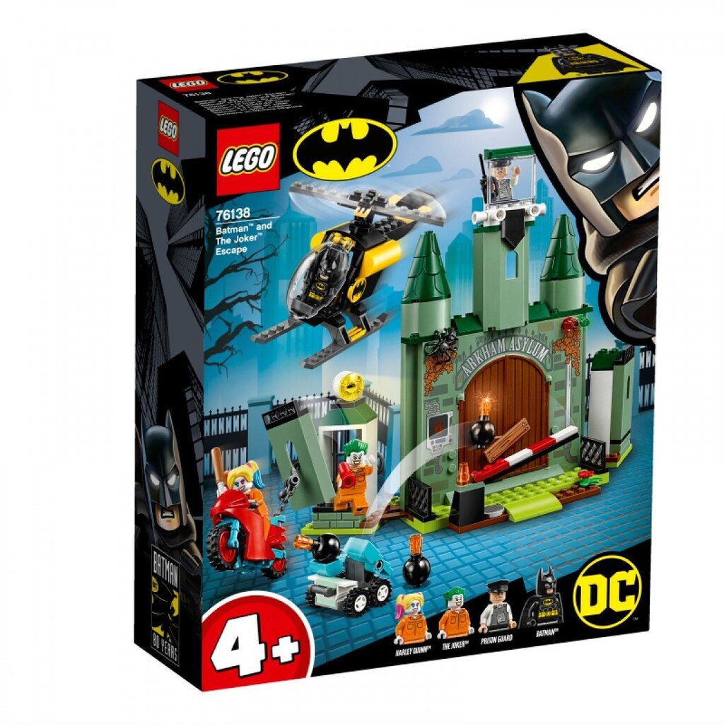 76138 LEGO® Super Heroes Batman ja Joker Escape hind ja info | Klotsid ja konstruktorid | kaup24.ee