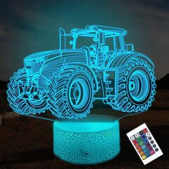 Laualamp 3D traktor hind ja info | Laualambid | kaup24.ee