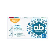 Tampoonid O.B. ProComfort Normal 16 tk. hind ja info | Tampoonid, hügieenisidemed, menstruaalanumad | kaup24.ee