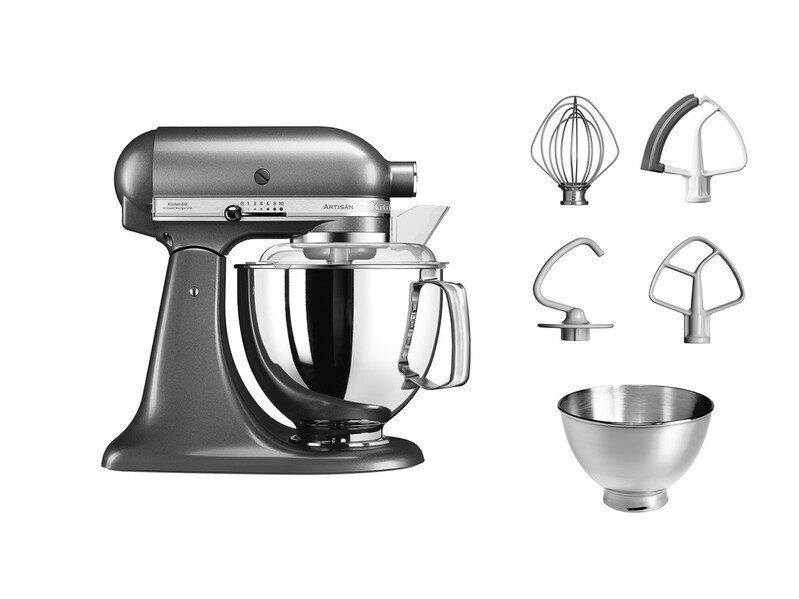 Mikser KitchenAid Artisan Elegance 5KSM175PSEMS, hõbedane hind ja info | Köögikombainid | kaup24.ee