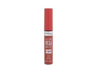 Губная помада Rimmel London Lasting Mega Matte Liquid Lip Color, Scarlet Flames, 7,4 мл цена и информация | Помады, бальзамы, блеск для губ | kaup24.ee