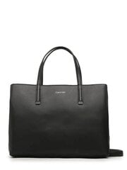 Женская сумка CALVIN KLEIN Must Tote MD Black 545010260, черная цена и информация | Женские сумки | kaup24.ee