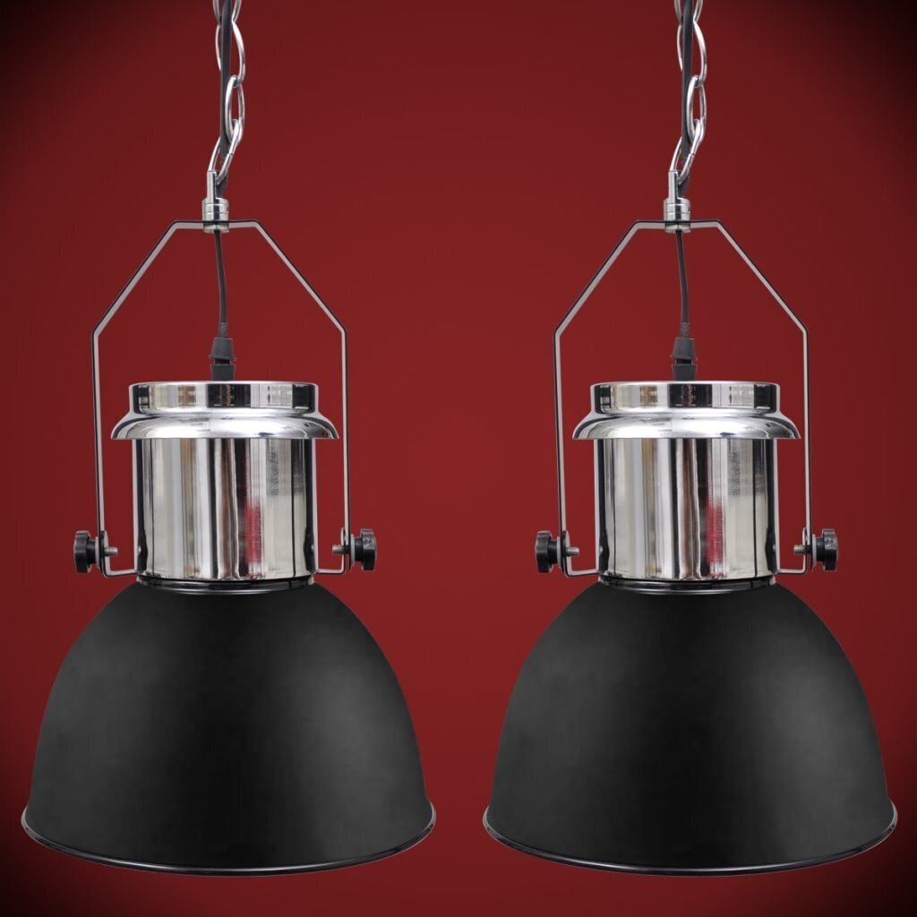 Modernne metallist laelamp, must hind ja info | Rippvalgustid | kaup24.ee