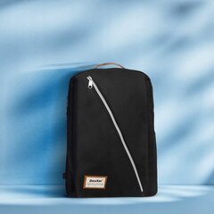 Дорожный рюкзак, ручная кладь с водонепроницаемым USB-кабелем, 45 см. 45 x 16 см. x 28 см., черный цена и информация | Женские сумки | kaup24.ee