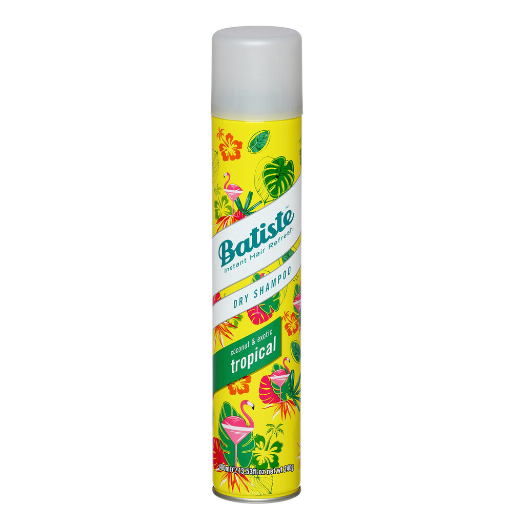 Juuste kuivšampoon Batiste Tropical 400ml цена и информация | Šampoonid | kaup24.ee