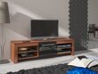 TV laud Flex, pruun/must hind ja info | TV alused | kaup24.ee