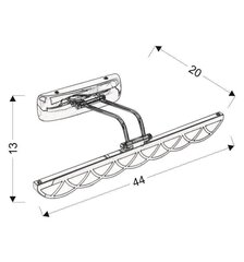 Seinavalgusti Candellux Move hind ja info | Seinavalgustid | kaup24.ee