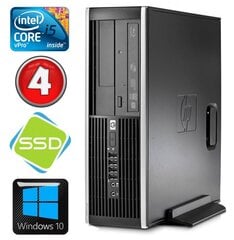 HP 8100 Elite SFF i5-650 4GB 120SSD DVD WIN10 [refurbished] цена и информация | Стационарные компьютеры | kaup24.ee