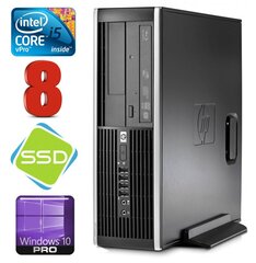 HP 8100 Elite SFF i5-650 8GB 120SSD DVD WIN10Pro hind ja info | Lauaarvutid | kaup24.ee