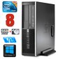 HP 8100 Elite SFF i5-650 8GB 240SSD+1TB DVD WIN10 hind ja info | Lauaarvutid | kaup24.ee