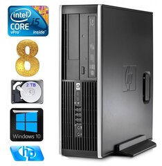 HP 8100 Elite SFF i5-650 8GB 2TB DVD WIN10 цена и информация | Стационарные компьютеры | kaup24.ee