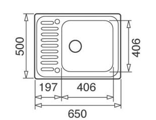 TEKA Valamu Classico 1C MTX hind ja info | Köögivalamud | kaup24.ee