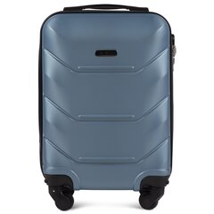Маленький чемодан Wings Peacock XS, светло-синий цена и информация | Чемоданы, дорожные сумки | kaup24.ee