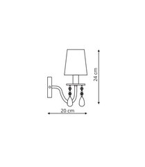 Seinalamp Light Prestige Mona Silver hind ja info | Seinavalgustid | kaup24.ee