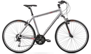 Jalgratas Romet Orkan 2 M 2022, 21", hõbedast värvi hind ja info | Jalgrattad | kaup24.ee