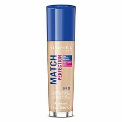 Jumestuskreem Rimmel Match Perfection SPF20 30 ml цена и информация | Пудры, базы под макияж | kaup24.ee