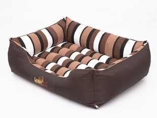 Hobbydog лежак Comfort XL, коричневый полосатый цена и информация | Лежаки, домики | kaup24.ee