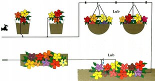 Система капельного орошения Garden Line, 71 деталь цена и информация | Оборудование для полива | kaup24.ee