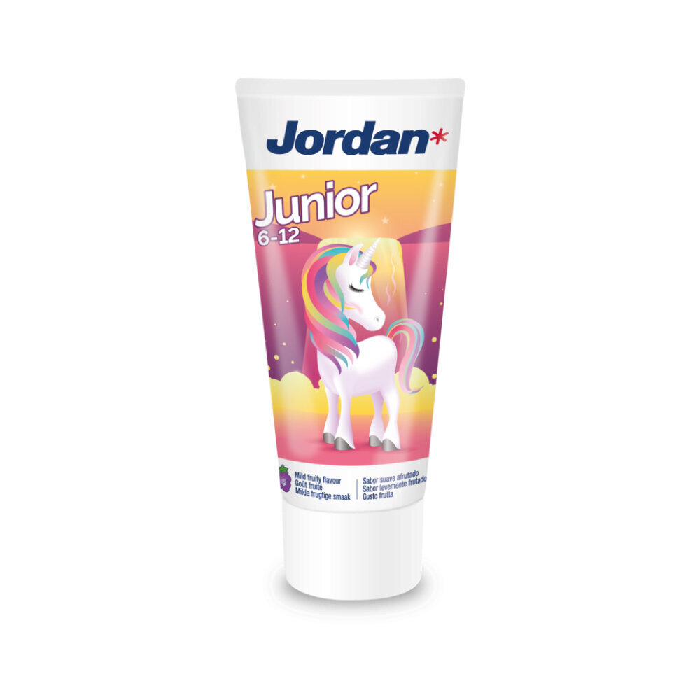 Laste hambapasta Jordan 6 - 12 aastat, 50ml hind ja info | Suuhügieen | kaup24.ee