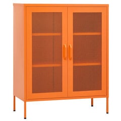 Hoiukapp , oranž, 80 x 35 x 101,5 cm, teras hind ja info | Elutoa väikesed kapid | kaup24.ee