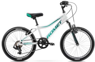 Детский велосипед Romet Rambler KID 2 20" Alu 2022, белый/зеленый цена и информация | Велосипеды | kaup24.ee