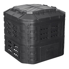 Модульный компостер 600л чёрный цена и информация | Уличные контейнеры, контейнеры для компоста | kaup24.ee