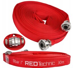 Lint tuletõrjevoolik musta vee jaoks Red Technic RTWS0068, 1" 30 m цена и информация | Оборудование для полива | kaup24.ee