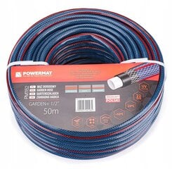 Aiavoolik koos pihustiga Powermat Garden+ 1/2" PM1152, 50m hind ja info | Kastekannud, voolikud, niisutus | kaup24.ee