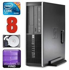 HP 8100 Elite SFF i5-650 8GB 250GB DVD WIN10Pro [refurbished] цена и информация | Стационарные компьютеры | kaup24.ee