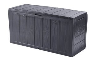 Keter ящик для хранения Sherwood, 270 л, grafito цена и информация | Уличные контейнеры, контейнеры для компоста | kaup24.ee
