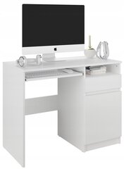 Письменный стол Mobene Modern, 96 x 50 x 76 см, белый цена и информация | Компьютерные, письменные столы | kaup24.ee