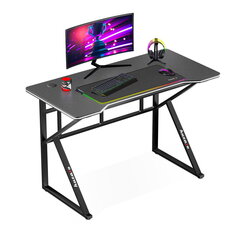 Игровой стол Huzaro Hero 1.6 черный цена и информация | Компьютерные, письменные столы | kaup24.ee