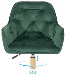 Вращающийся офисный стул Милан, зеленый цена и информация | Офисные кресла | kaup24.ee