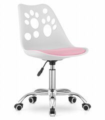 Детское кресло Mufart Jack, белое/розовое цена и информация | Офисные кресла | kaup24.ee