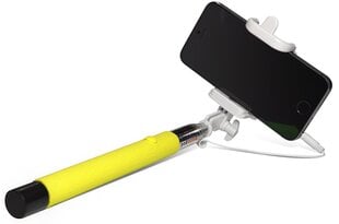 Selfie Stick Sponge C (20-102 cm) Желтая цена и информация | Подставка для телефона | kaup24.ee