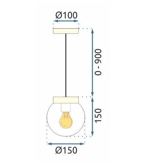 Ripplamp APP1151-1CP цена и информация | Rippvalgustid | kaup24.ee