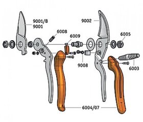 Садовые ножницы Original LÖWE 9.107 цена и информация | Садовые инструменты | kaup24.ee