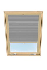 Штора плиссе на мансардное окно Velux, 78x118 см, Серая B-307000 цена и информация | Рулонные шторы | kaup24.ee